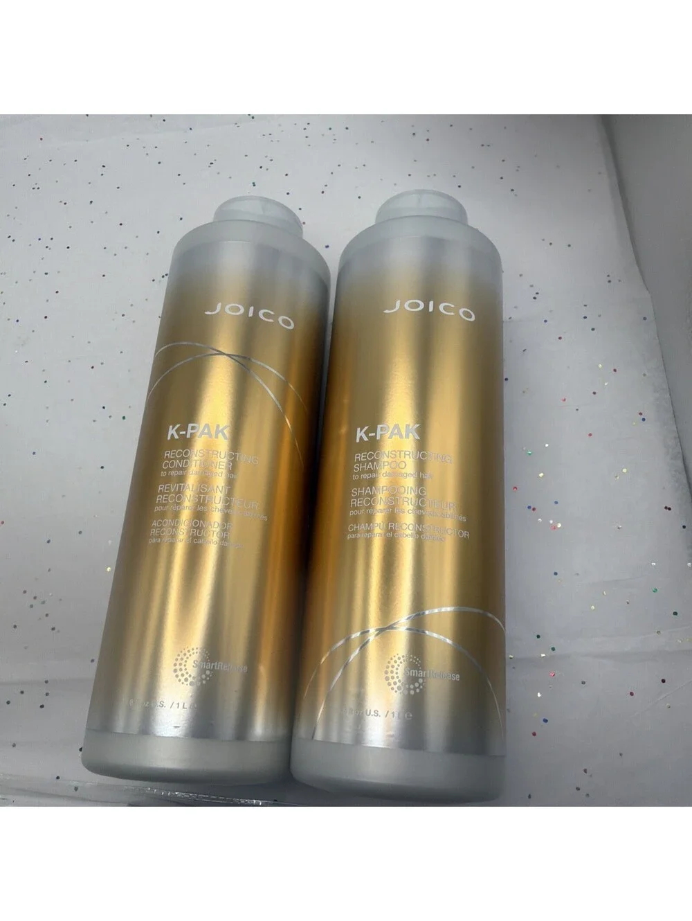 Joico K-PAK Reconstructor Shampoo & Conditioner Liter Duo 33.8oz Salon Set